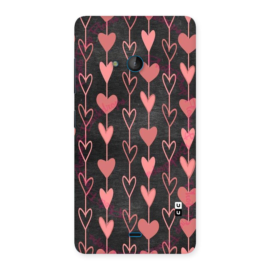 Chain Of Hearts Back Case for Lumia 540