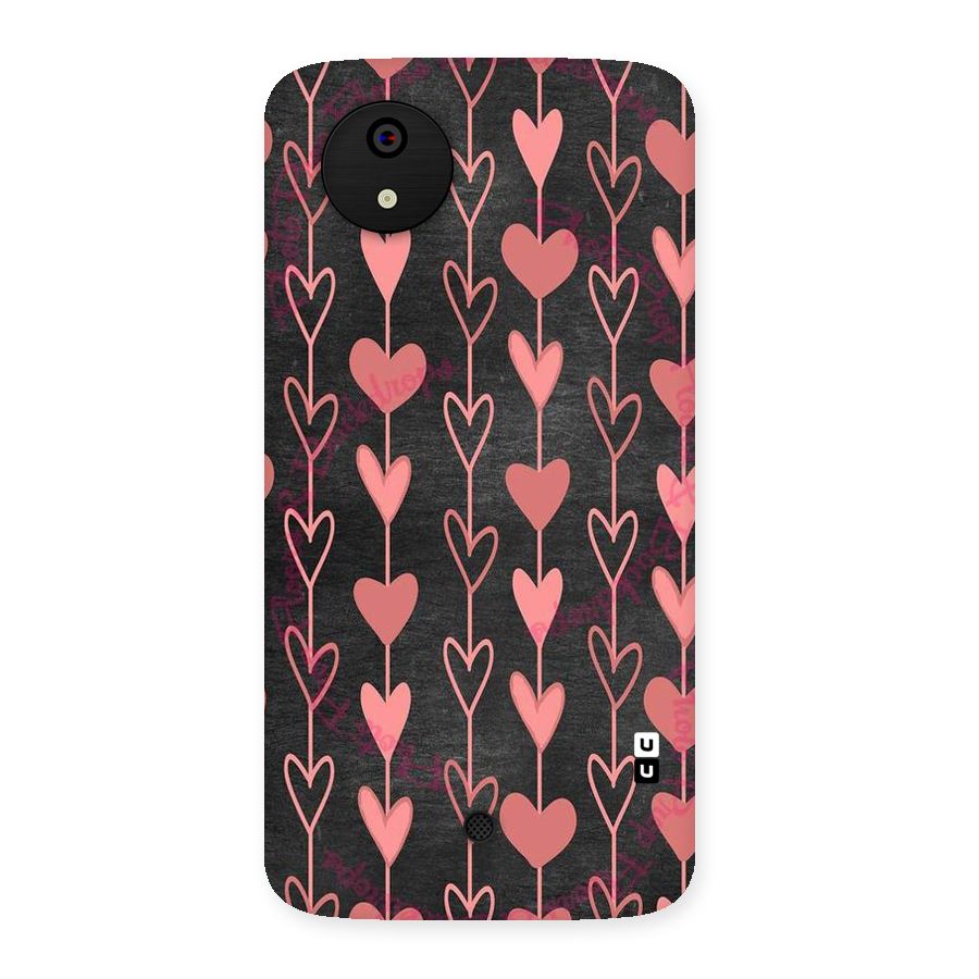 Chain Of Hearts Back Case for Micromax Canvas A1