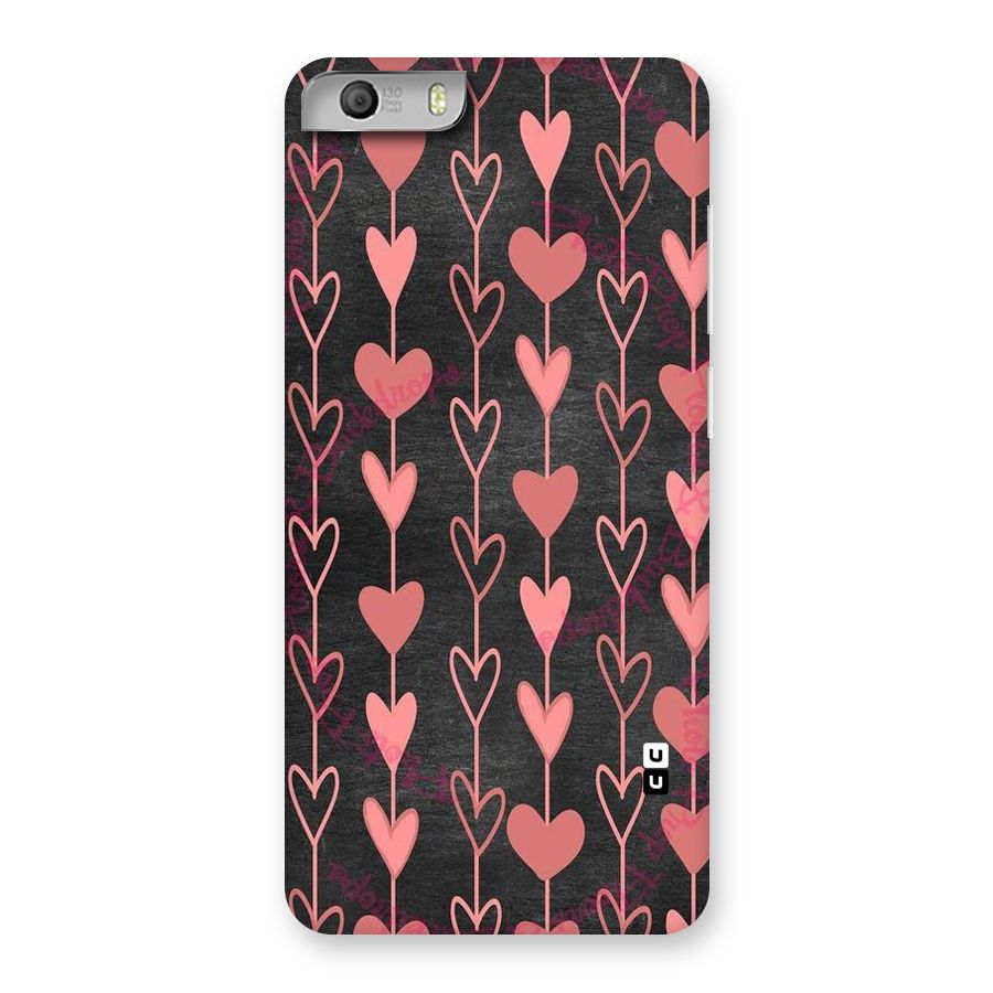 Chain Of Hearts Back Case for Micromax Canvas Knight 2