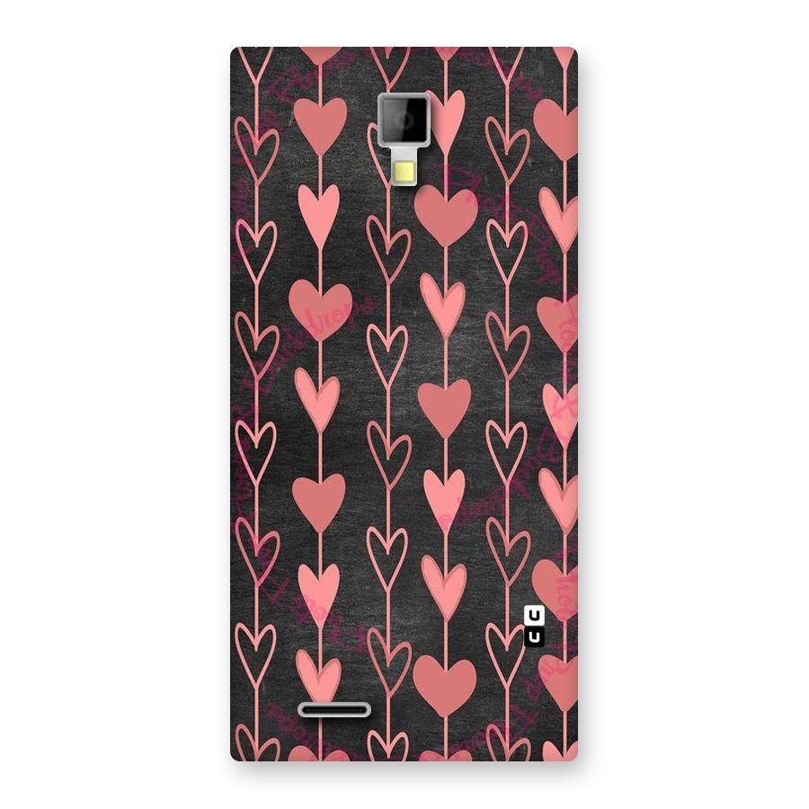 Chain Of Hearts Back Case for Micromax Canvas Xpress A99