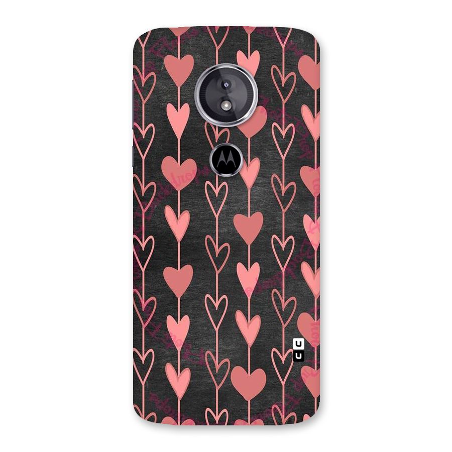 Chain Of Hearts Back Case for Moto E5