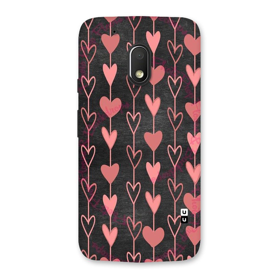 Chain Of Hearts Back Case for Moto G4 Play