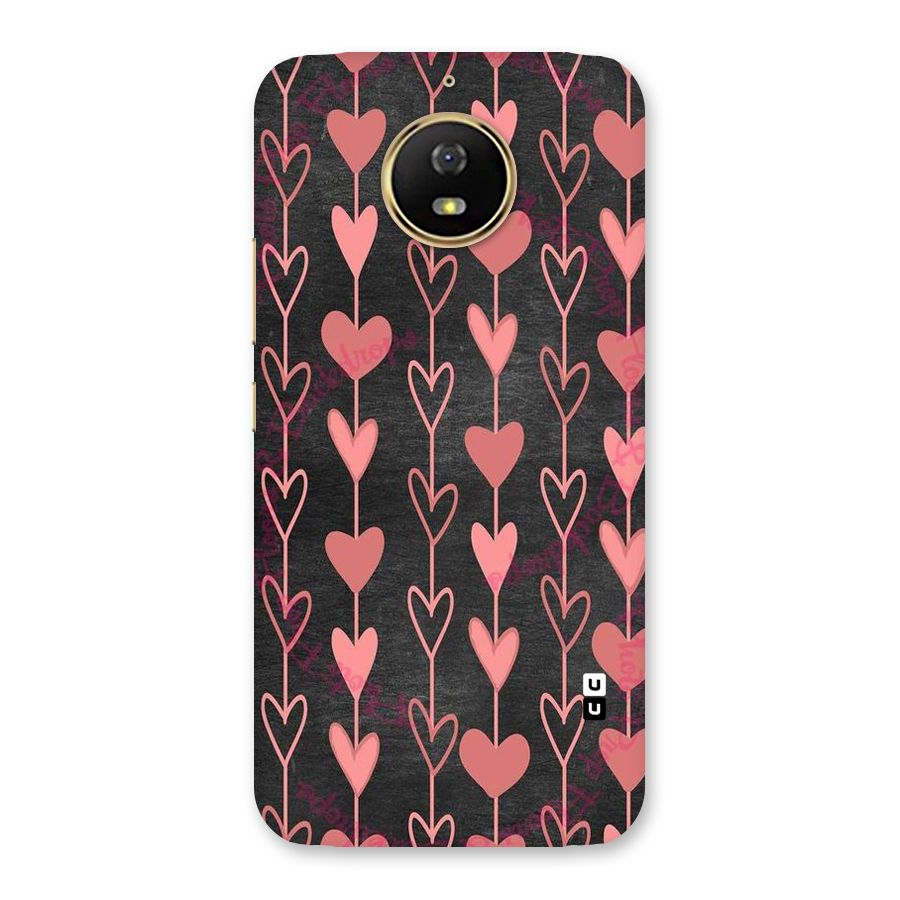 Chain Of Hearts Back Case for Moto G5s