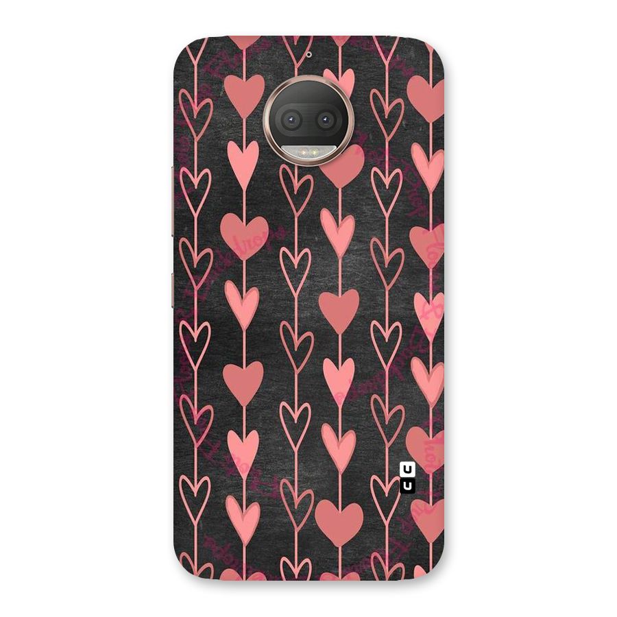 Chain Of Hearts Back Case for Moto G5s Plus
