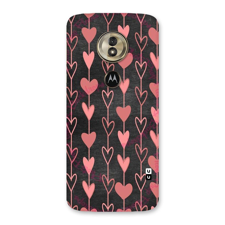Chain Of Hearts Back Case for Moto G6 Play
