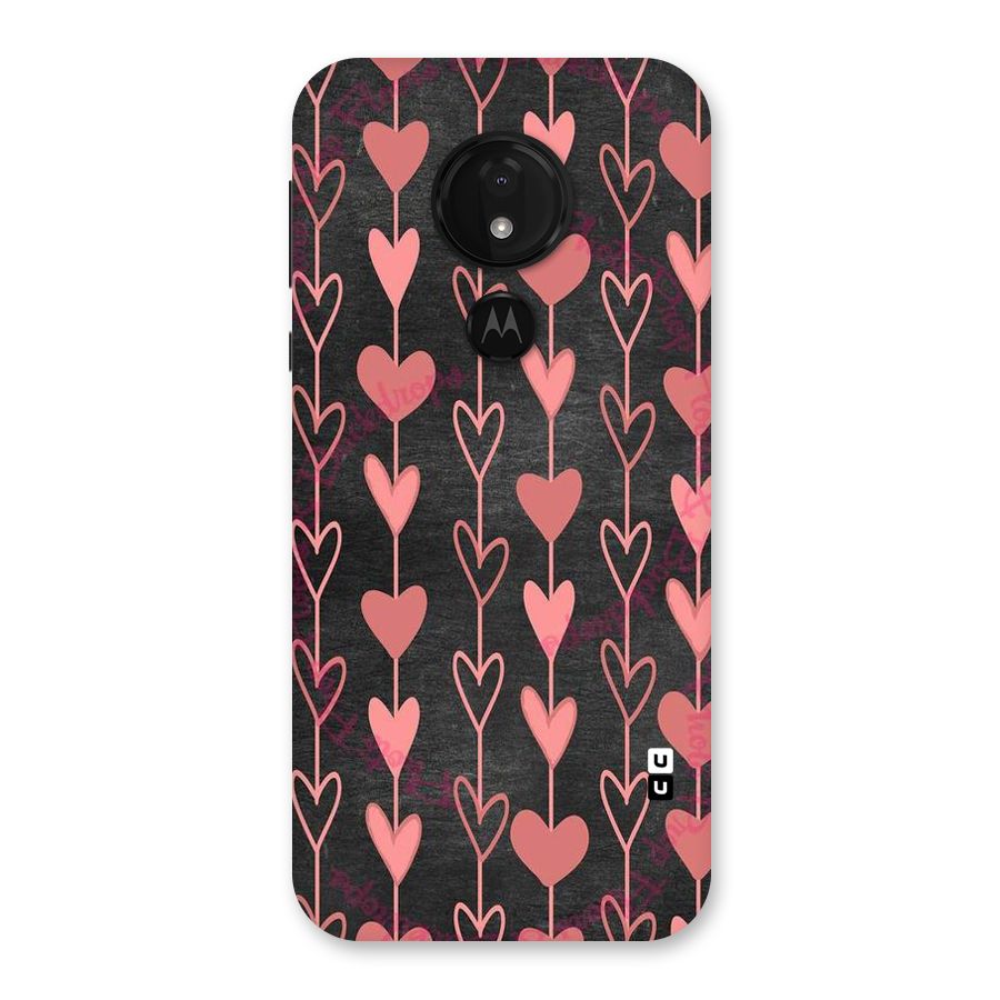 Chain Of Hearts Back Case for Moto G7 Power