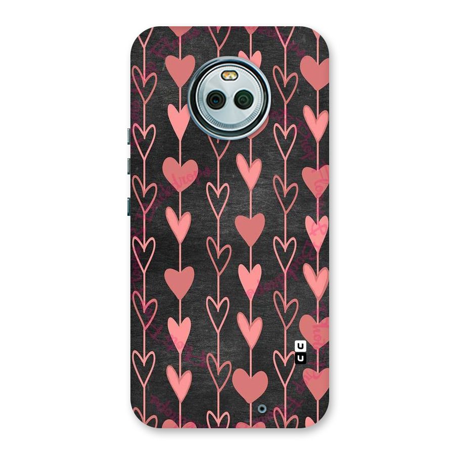 Chain Of Hearts Back Case for Moto X4