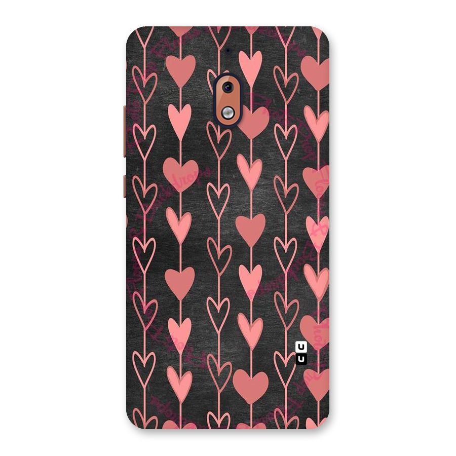 Chain Of Hearts Back Case for Nokia 2.1