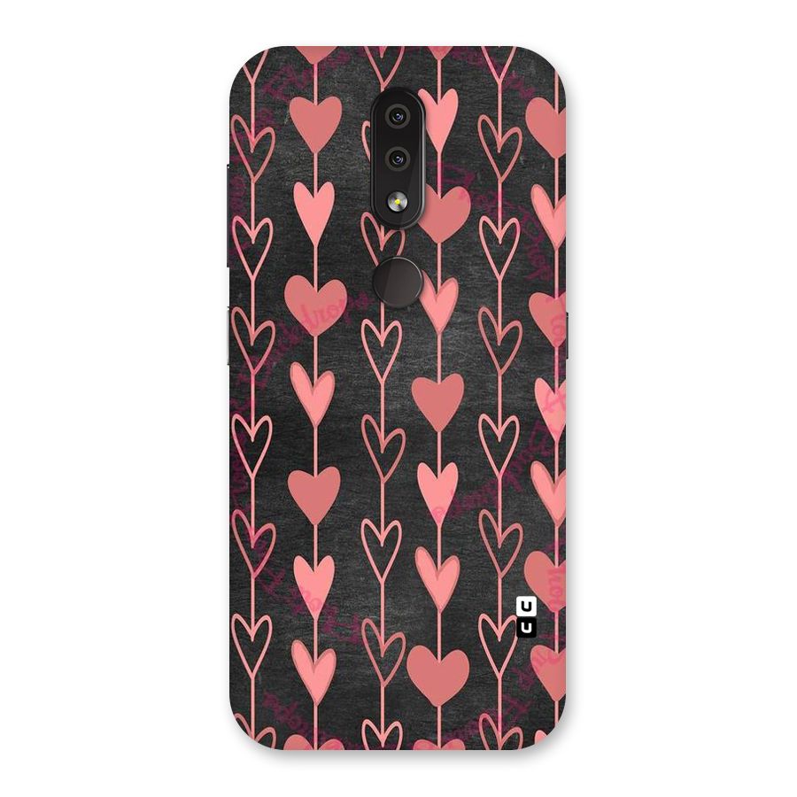 Chain Of Hearts Back Case for Nokia 4.2