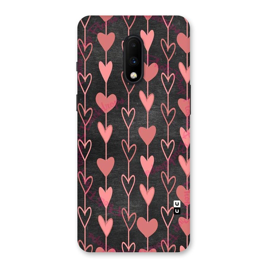 Chain Of Hearts Back Case for OnePlus 7