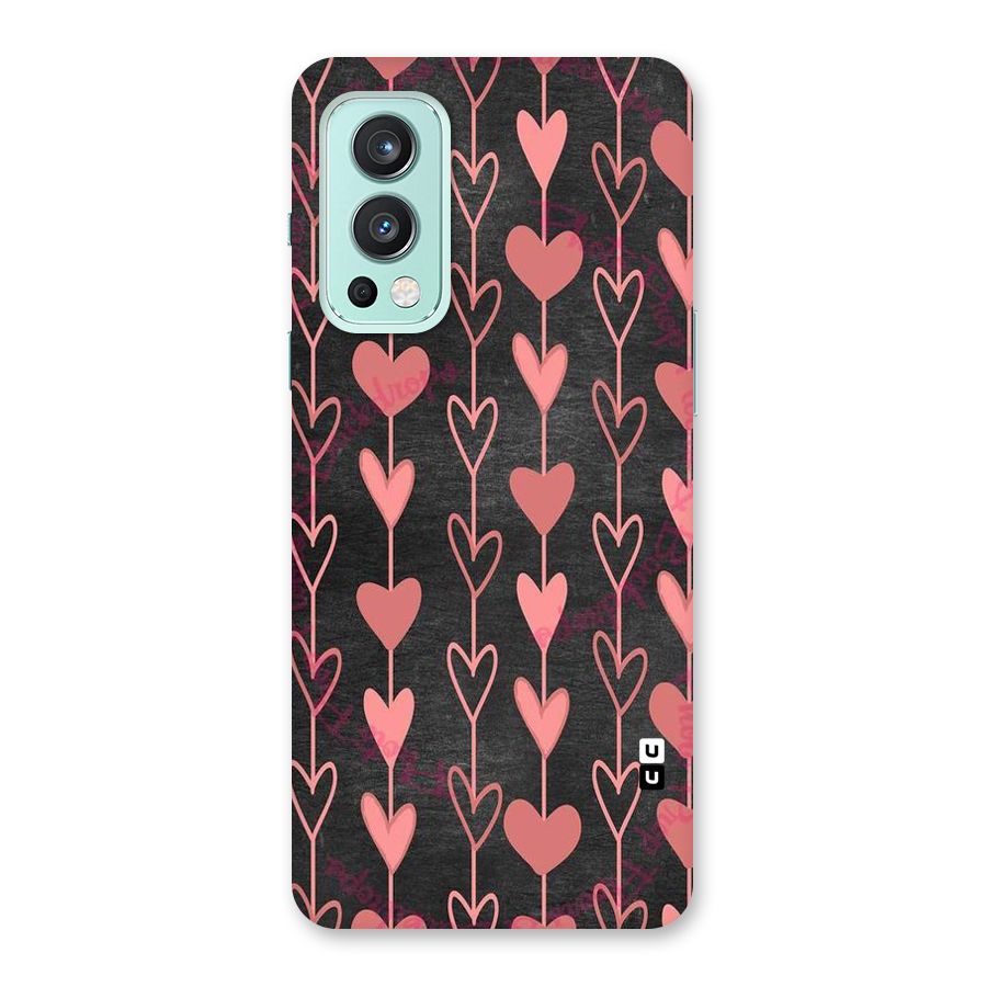 Chain Of Hearts Back Case for OnePlus Nord 2 5G