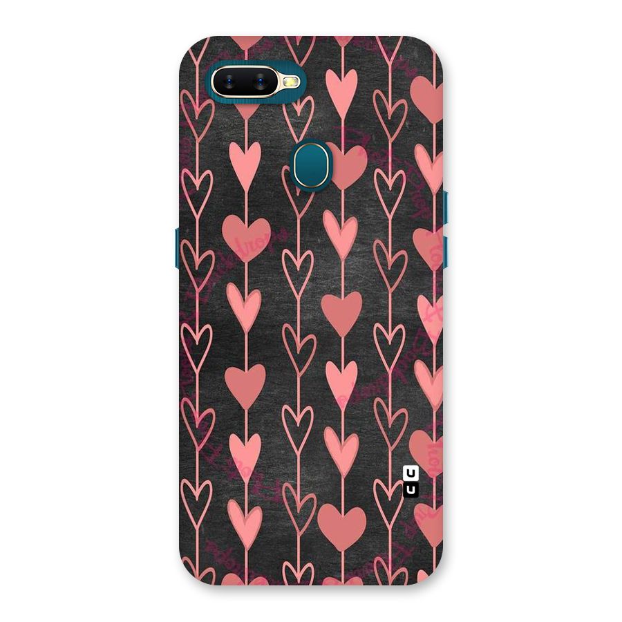 Chain Of Hearts Back Case for Oppo A11k