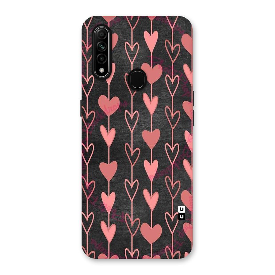 Chain Of Hearts Back Case for Oppo A31