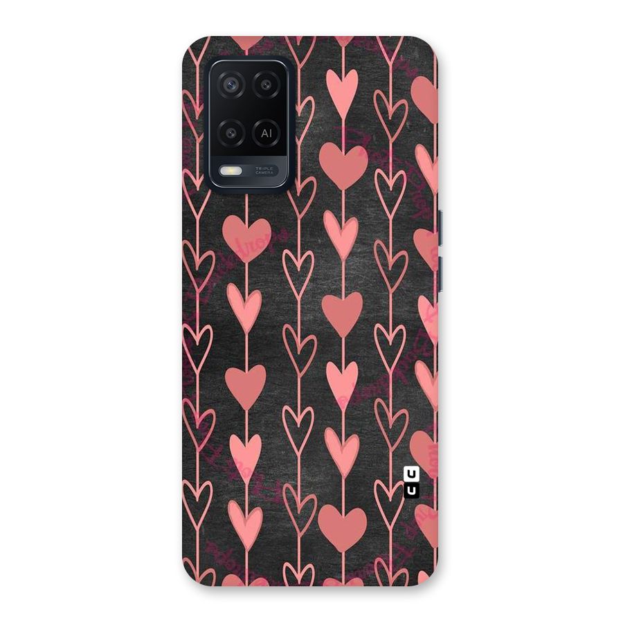 Chain Of Hearts Back Case for Oppo A54