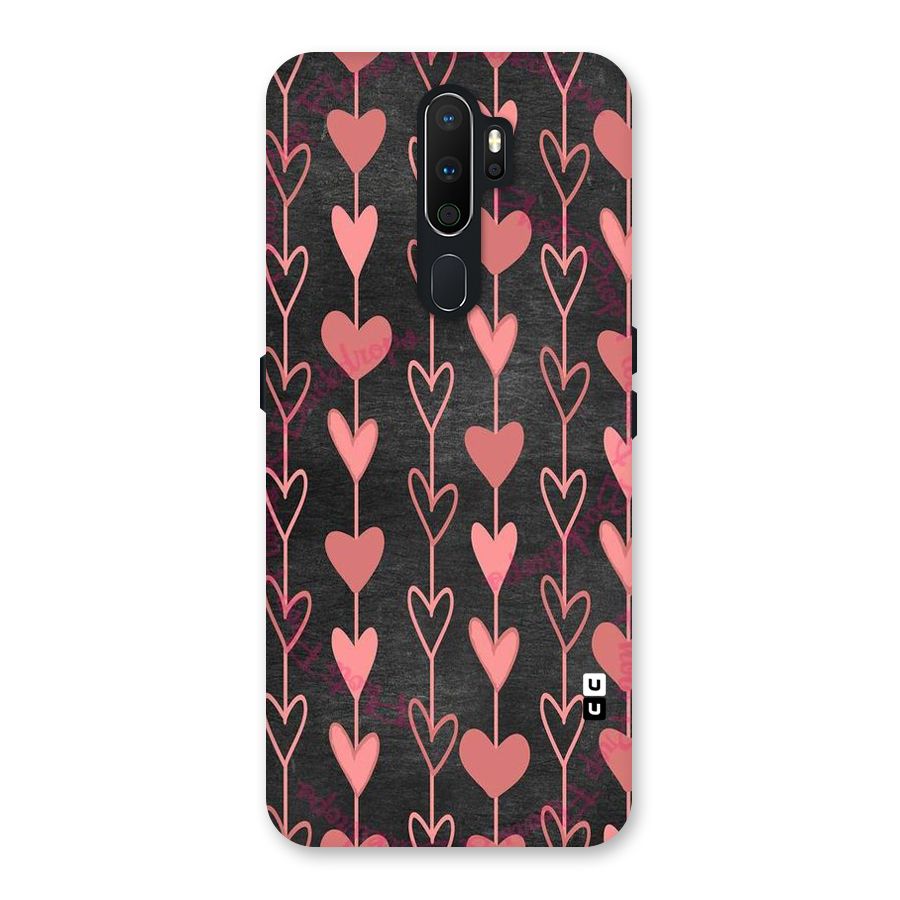 Chain Of Hearts Back Case for Oppo A5 (2020)