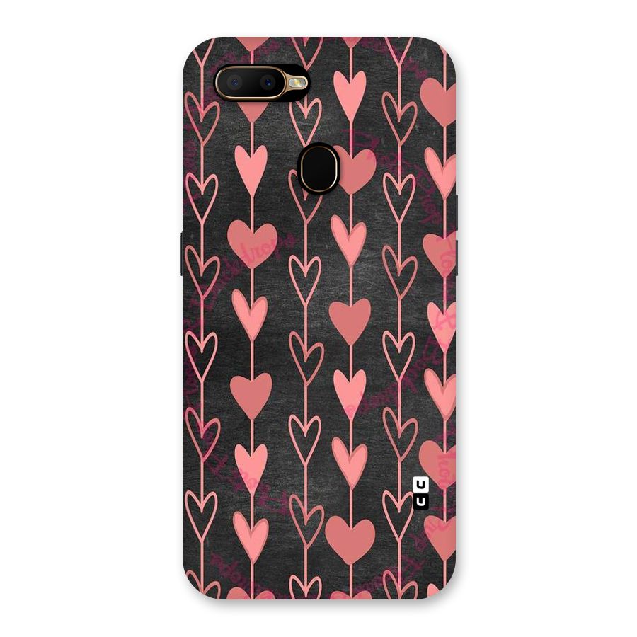 Chain Of Hearts Back Case for Oppo A5s