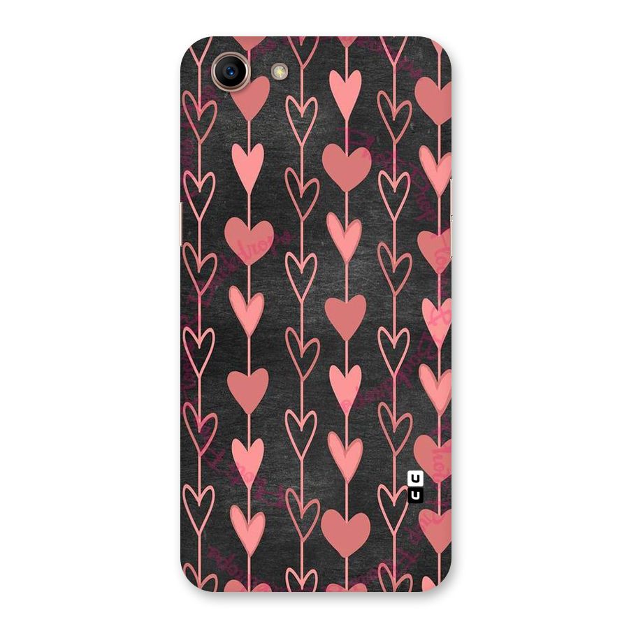 Chain Of Hearts Back Case for Oppo A83 (2018)