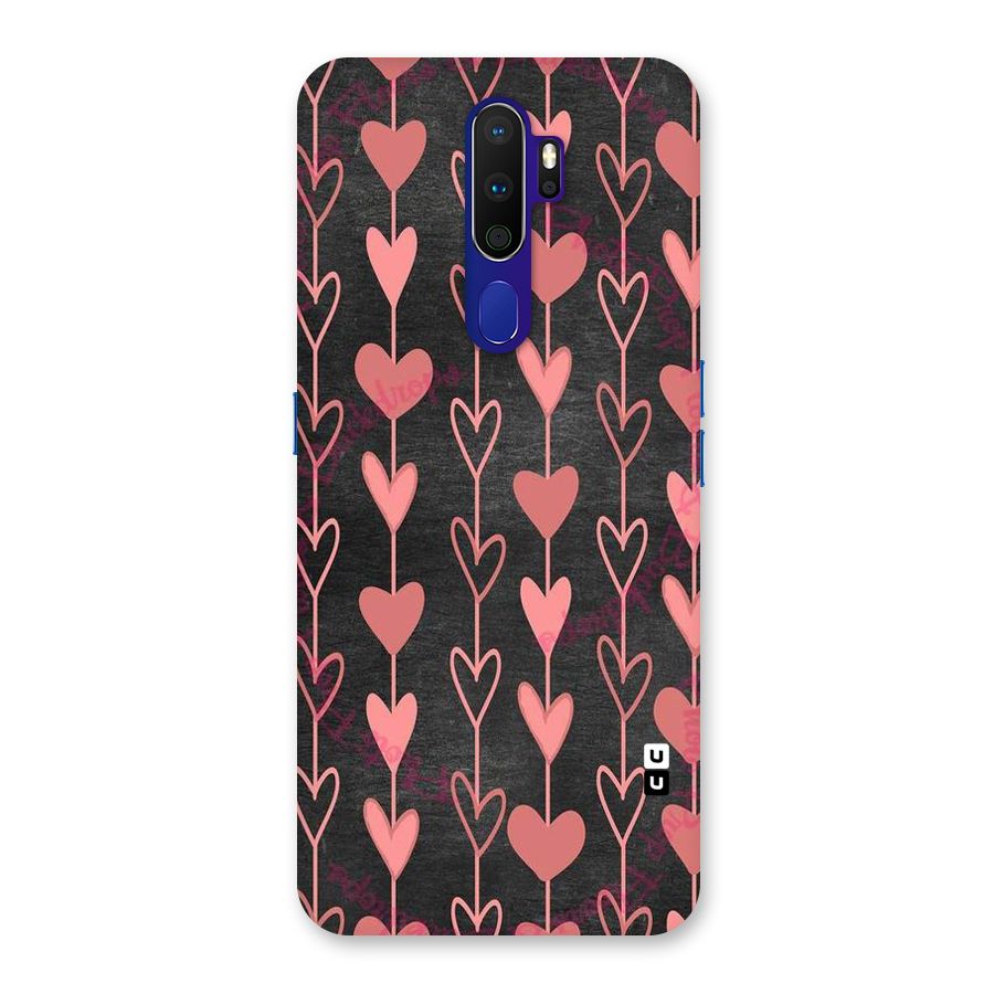 Chain Of Hearts Back Case for Oppo A9 (2020)
