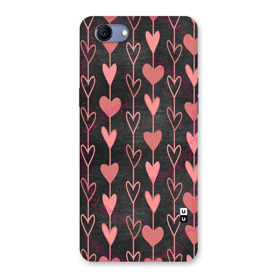 Chain Of Hearts Back Case for Oppo Realme 1