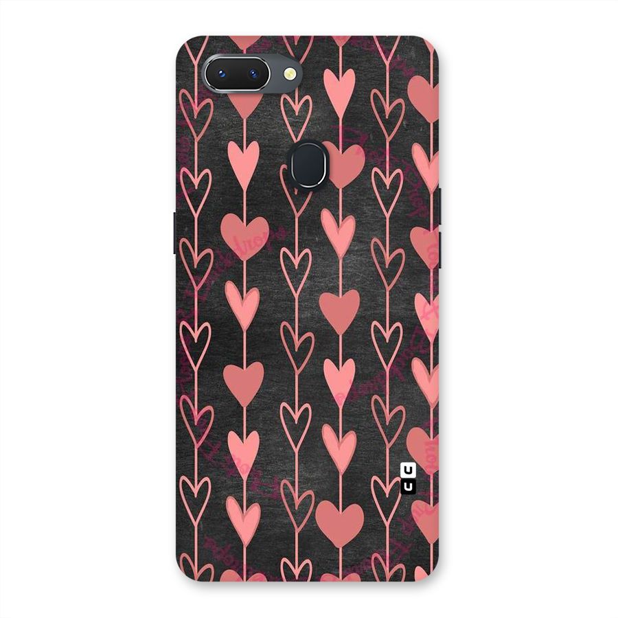 Chain Of Hearts Back Case for Oppo Realme 2