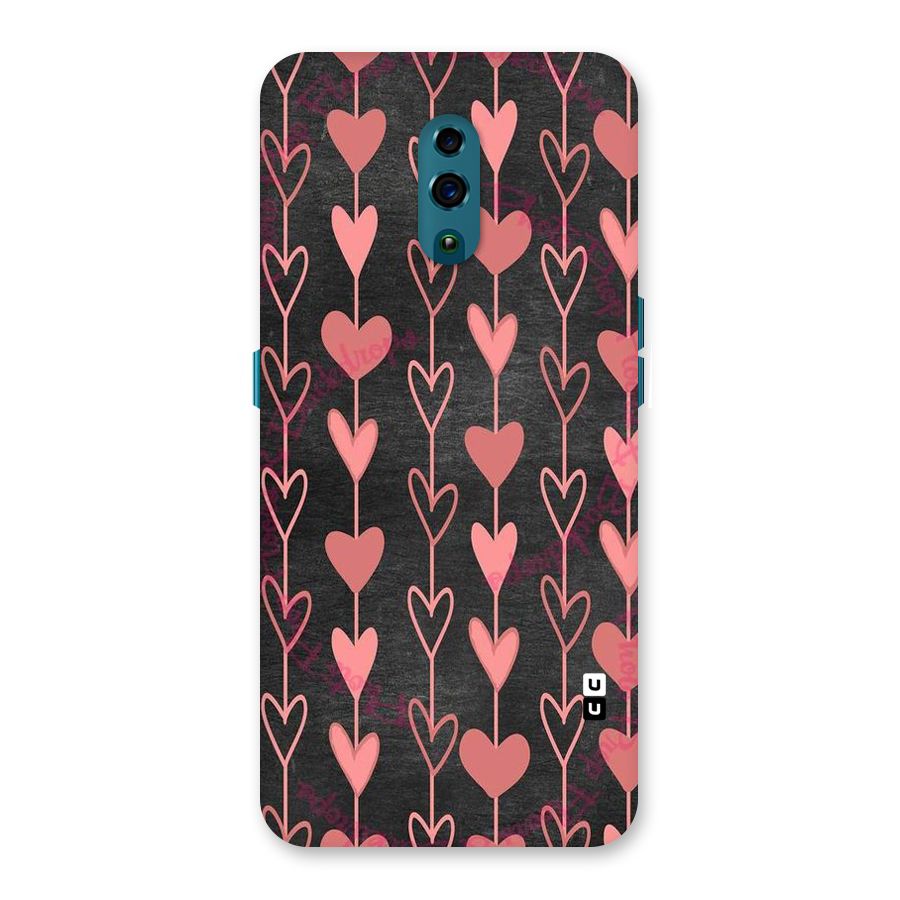Chain Of Hearts Back Case for Oppo Reno