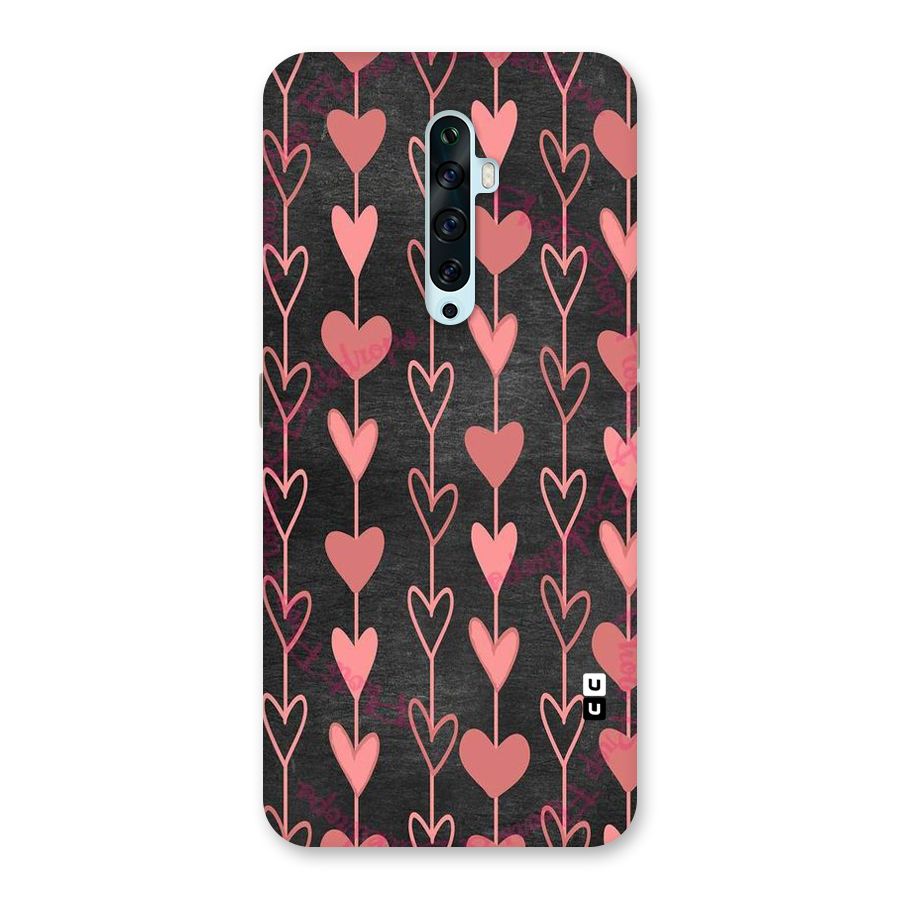 Chain Of Hearts Back Case for Oppo Reno2 Z