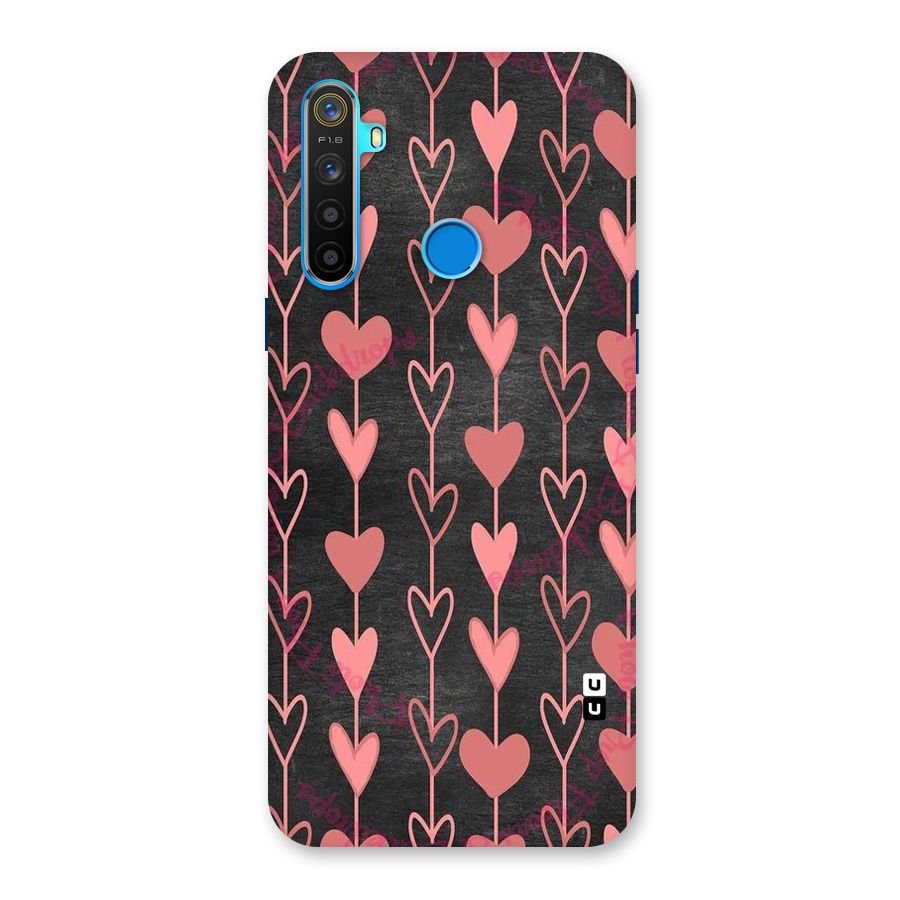 Chain Of Hearts Back Case for Realme 5