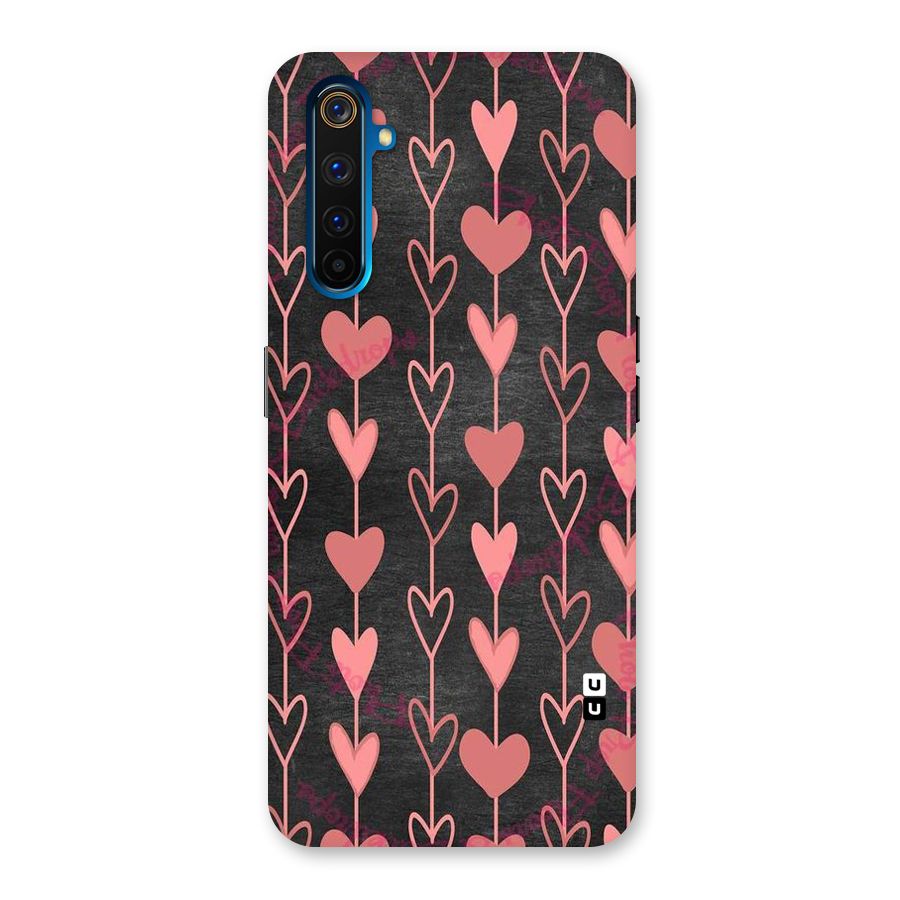 Chain Of Hearts Back Case for Realme 6 Pro