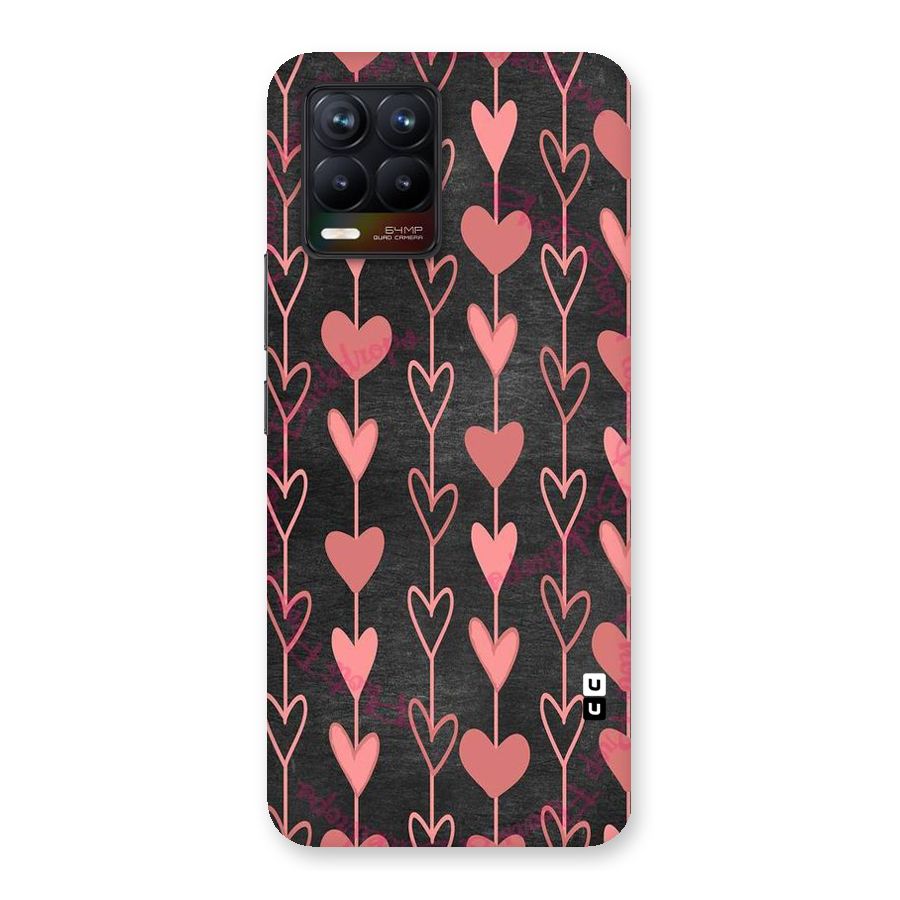 Chain Of Hearts Back Case for Realme 8
