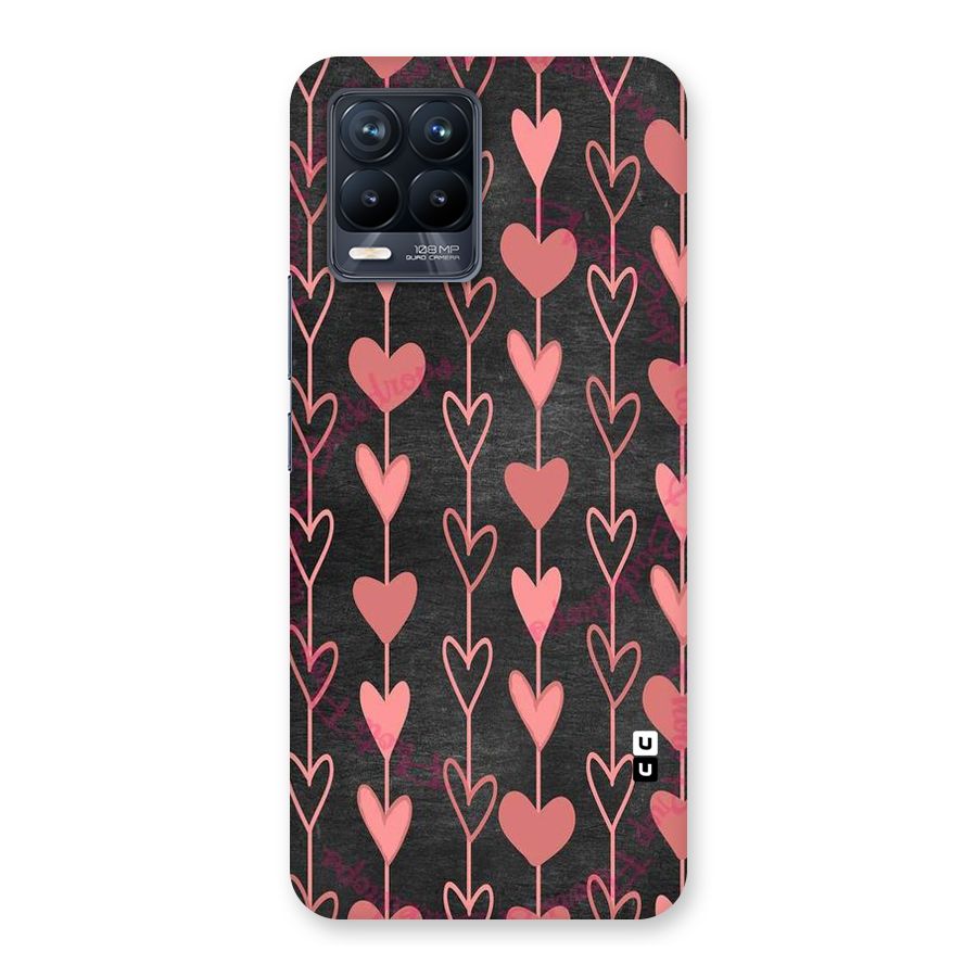 Chain Of Hearts Back Case for Realme 8 Pro