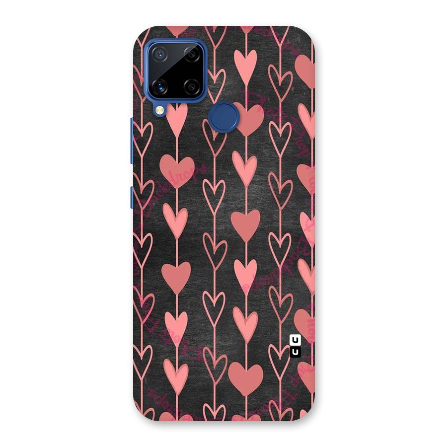 Chain Of Hearts Back Case for Realme C15