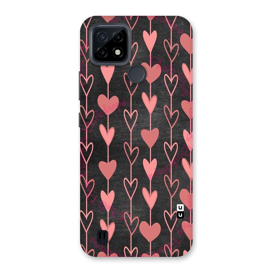 Chain Of Hearts Back Case for Realme C21