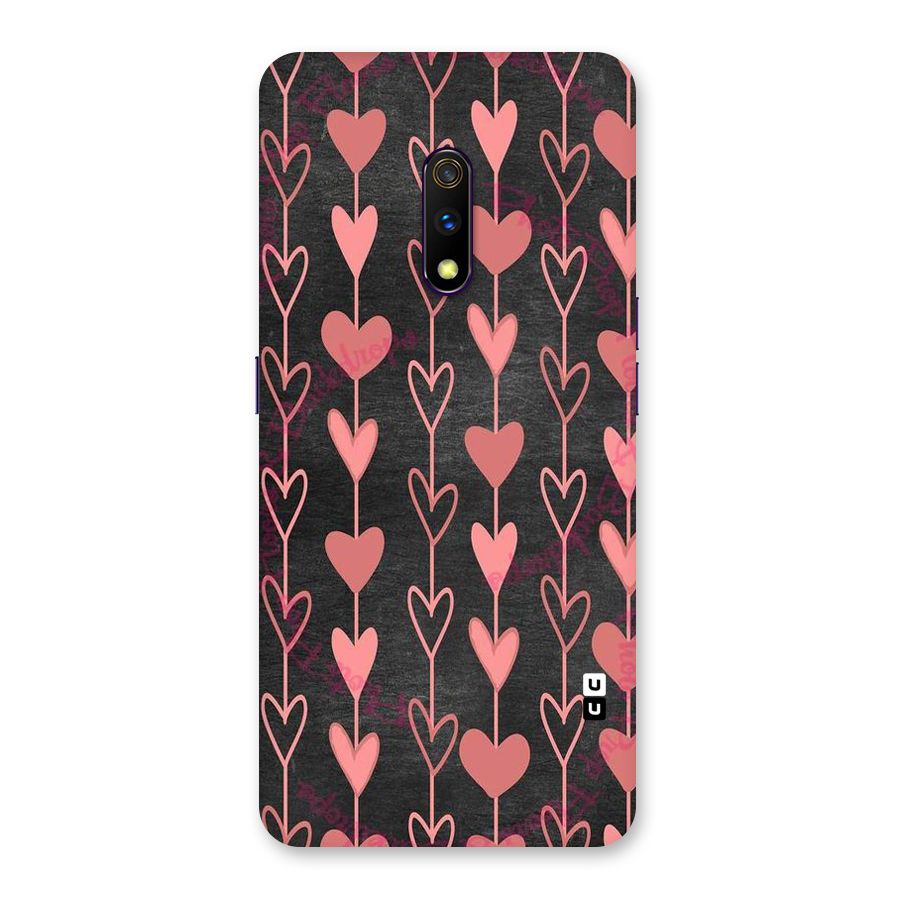 Chain Of Hearts Back Case for Realme X