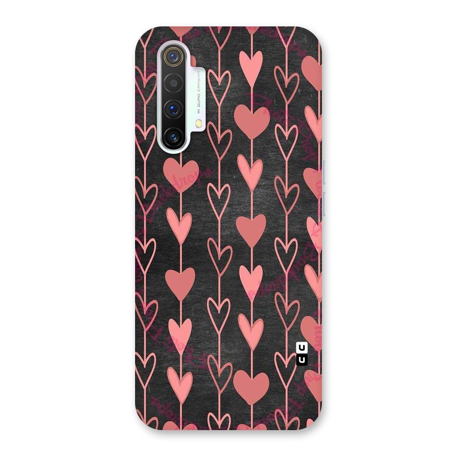 Chain Of Hearts Back Case for Realme X3 SuperZoom