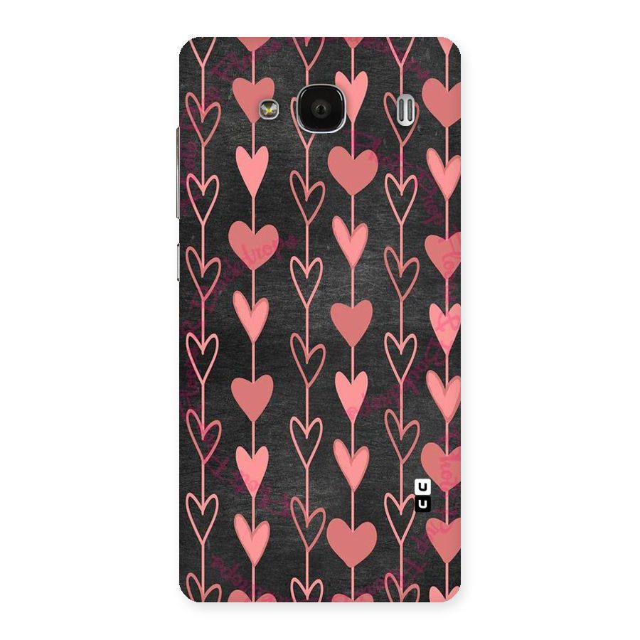 Chain Of Hearts Back Case for Redmi 2