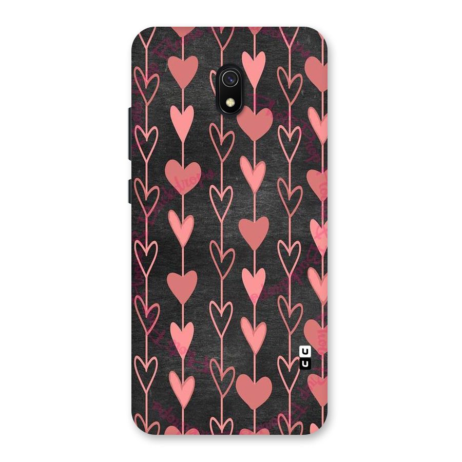 Chain Of Hearts Back Case for Redmi 8A