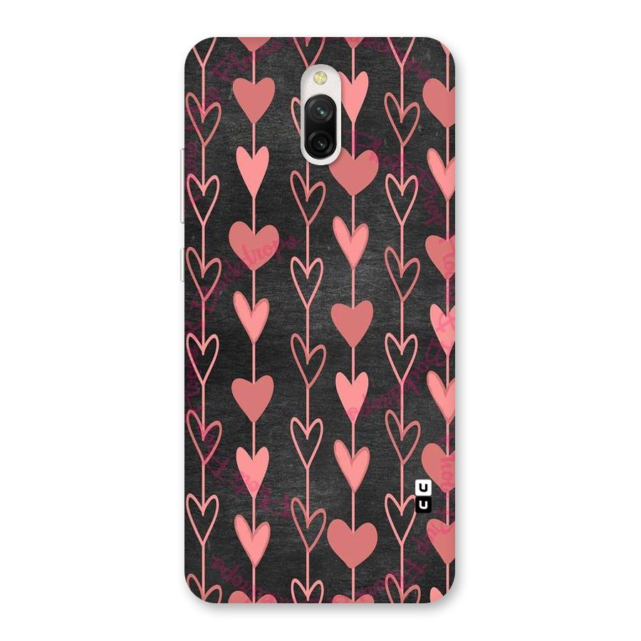 Chain Of Hearts Back Case for Redmi 8A Dual