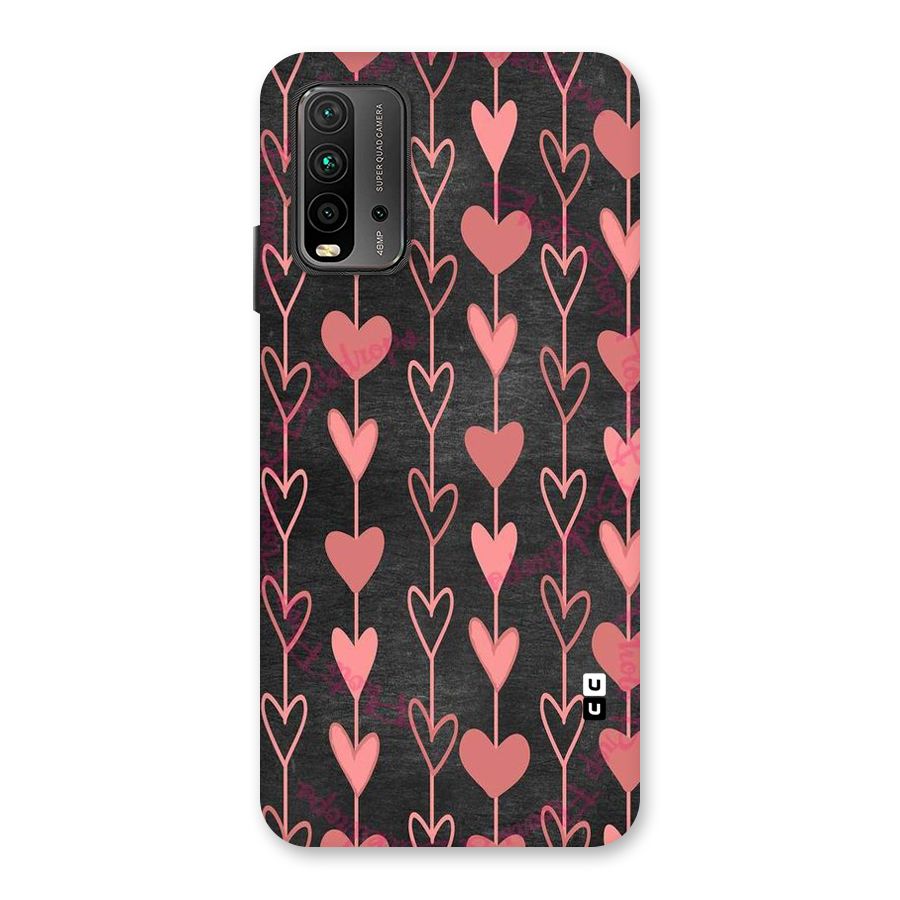 Chain Of Hearts Back Case for Redmi 9 Power