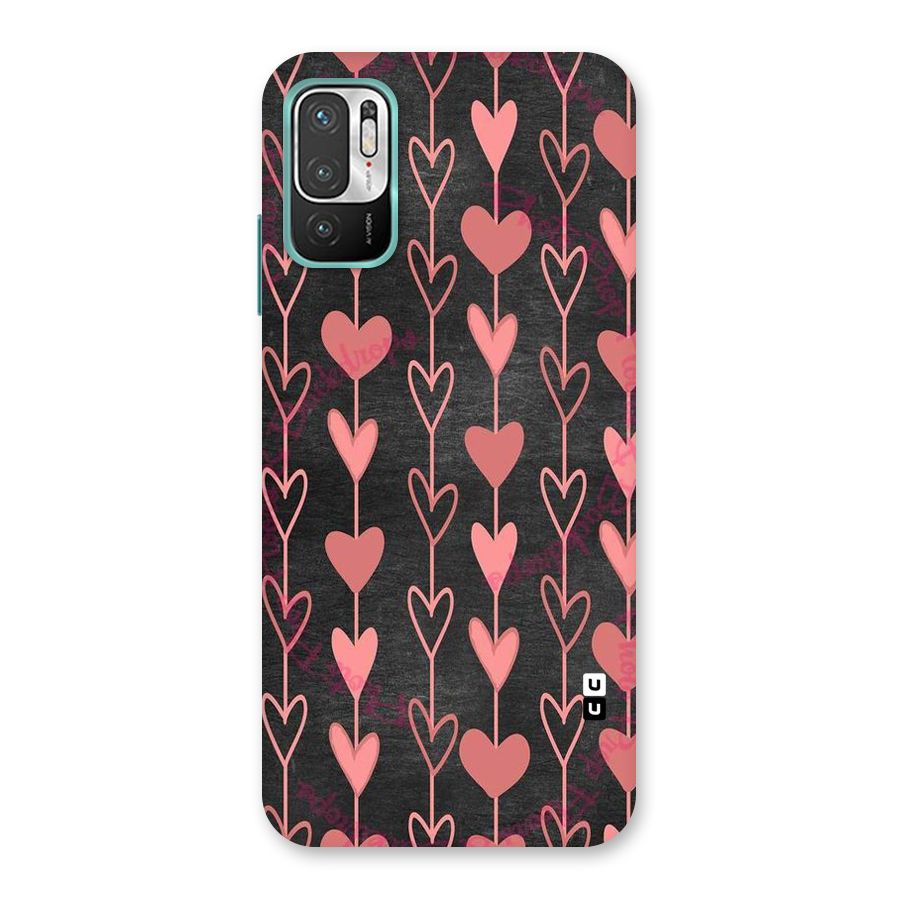 Chain Of Hearts Back Case for Redmi Note 10T 5G