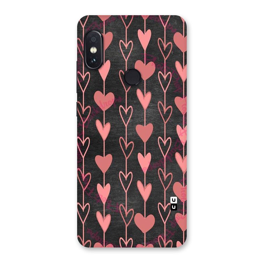 Chain Of Hearts Back Case for Redmi Note 5 Pro