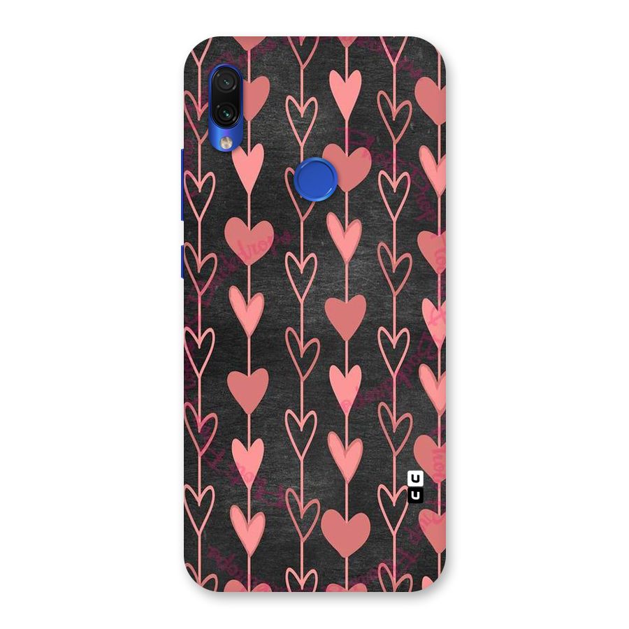 Chain Of Hearts Back Case for Redmi Note 7S