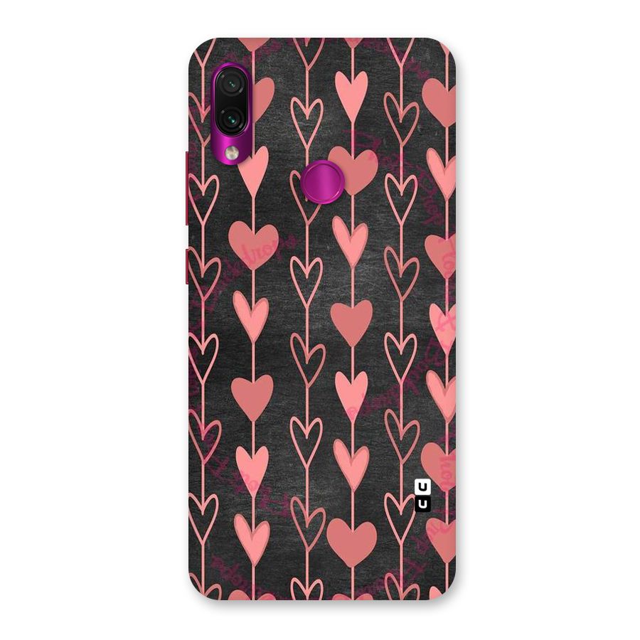 Chain Of Hearts Back Case for Redmi Note 7 Pro