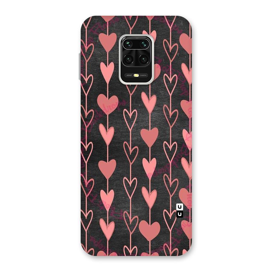 Chain Of Hearts Back Case for Redmi Note 9 Pro Max