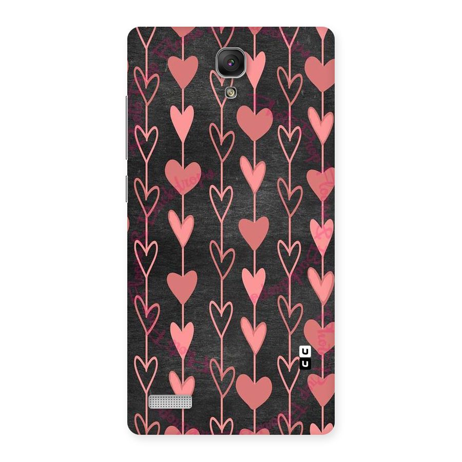 Chain Of Hearts Back Case for Redmi Note Prime
