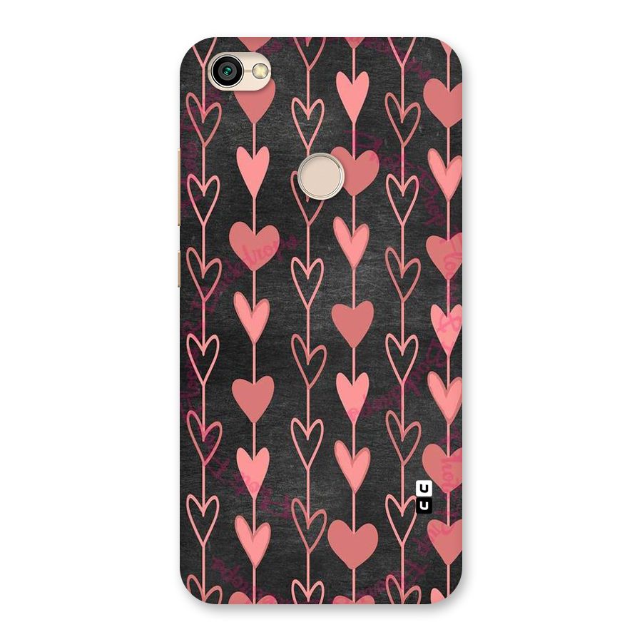 Chain Of Hearts Back Case for Redmi Y1 2017