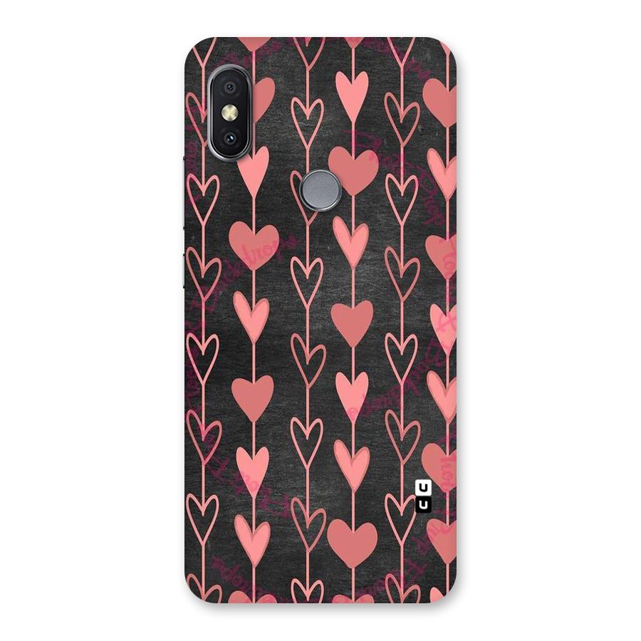 Chain Of Hearts Back Case for Redmi Y2