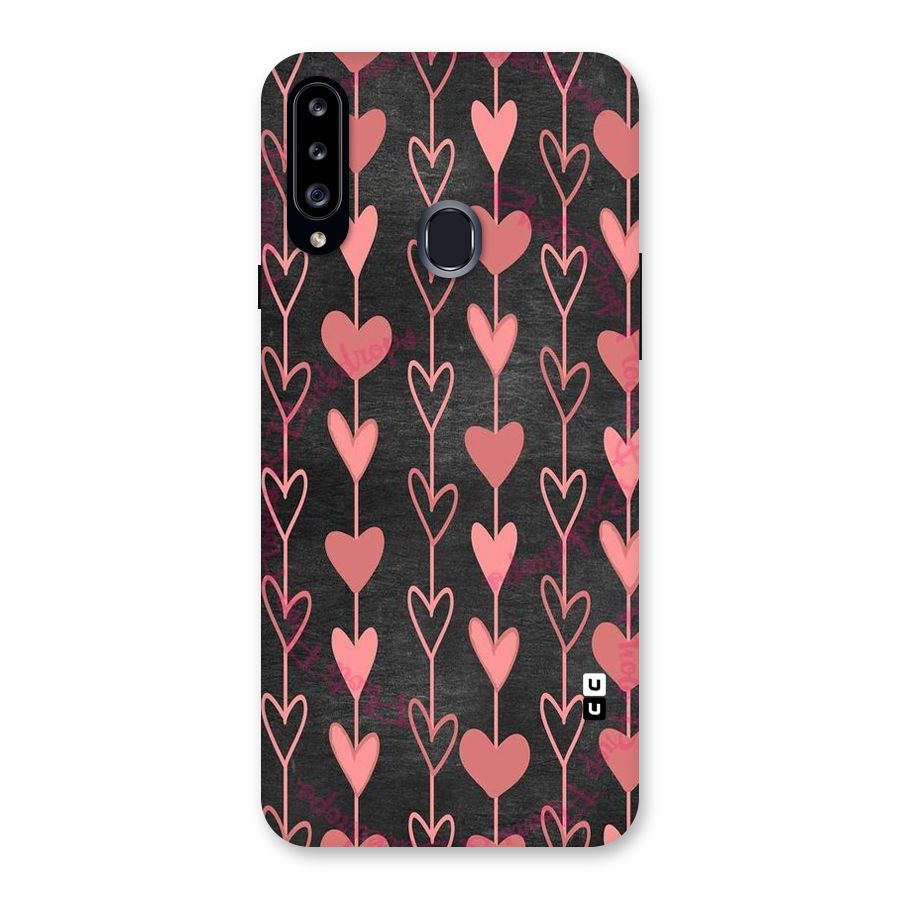 Chain Of Hearts Back Case for Samsung Galaxy A20s