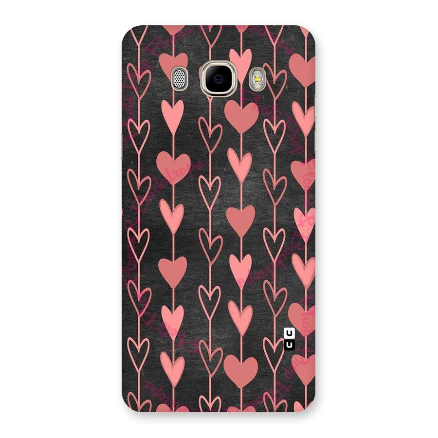 Chain Of Hearts Back Case for Samsung Galaxy J7 2016