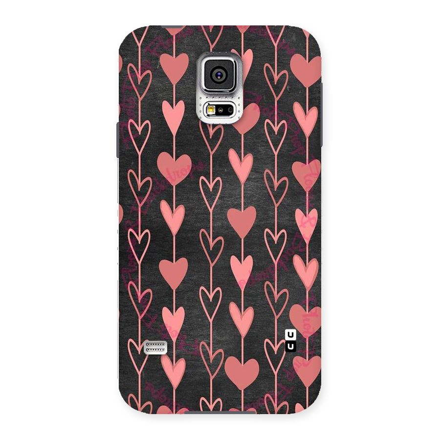Chain Of Hearts Back Case for Samsung Galaxy S5