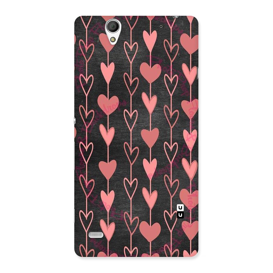 Chain Of Hearts Back Case for Sony Xperia C4